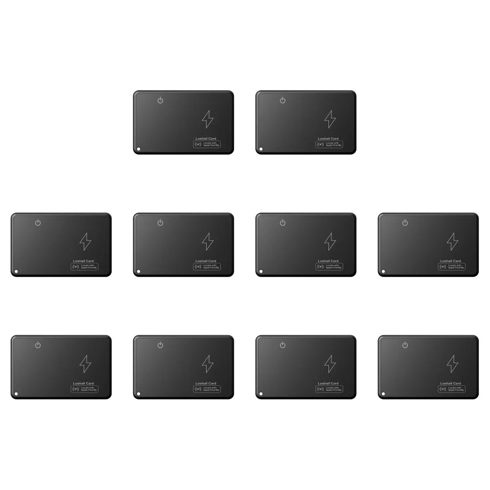 1-10PCS Wireless Charging Wallet Tracker Card Bluetooth-Compatible Work with Apple Find My App GPS Locator Thin Item Finder